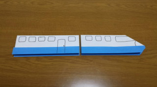 新幹線と車両完成図